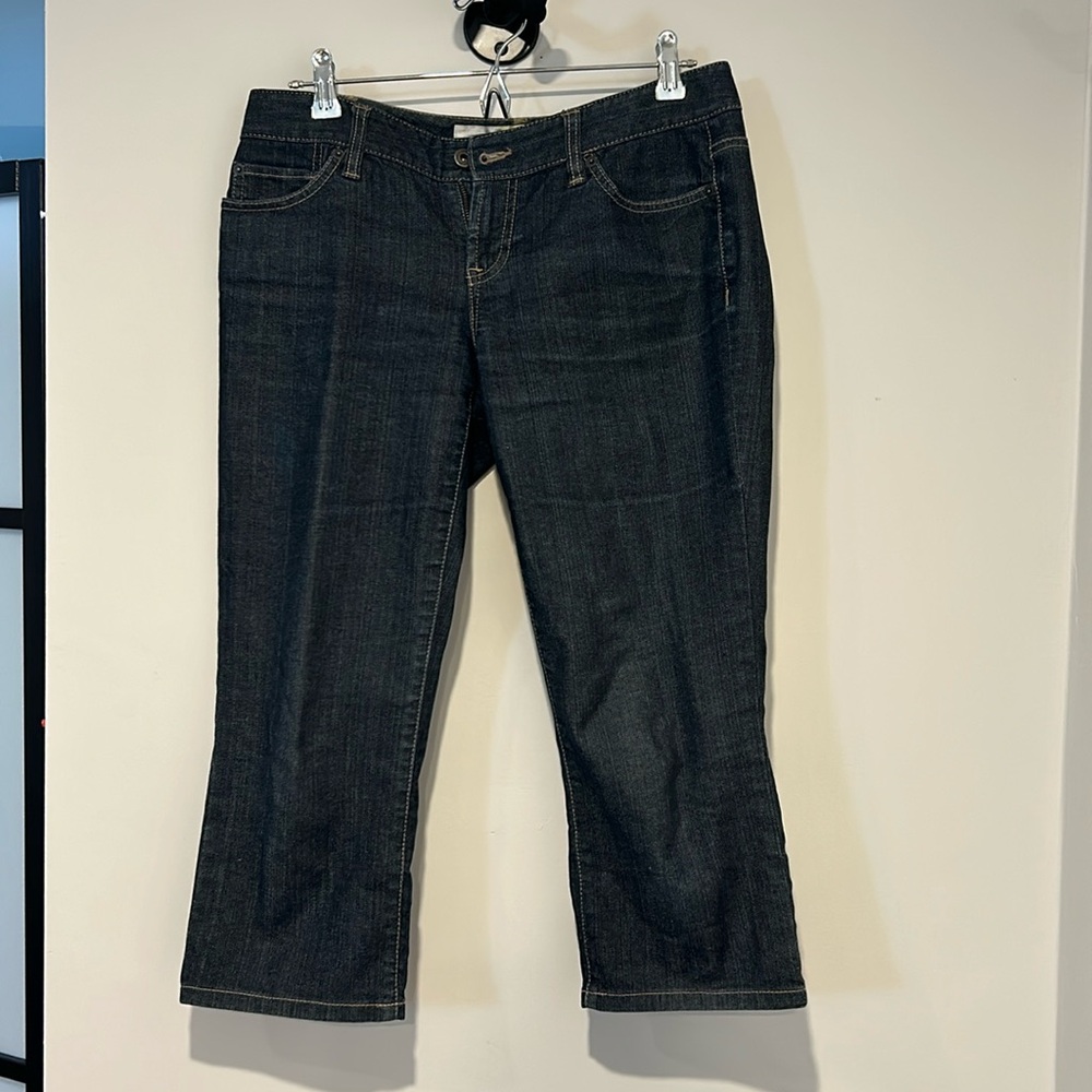 Denim cropped jeans